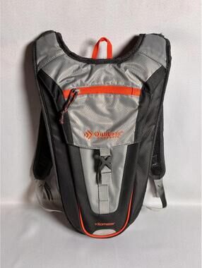 Outdoor Products Kilometer Hydration Backpack Gray Black Orange